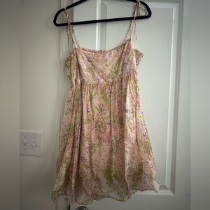 Astr Multicolor Spaghetti Strap Dress